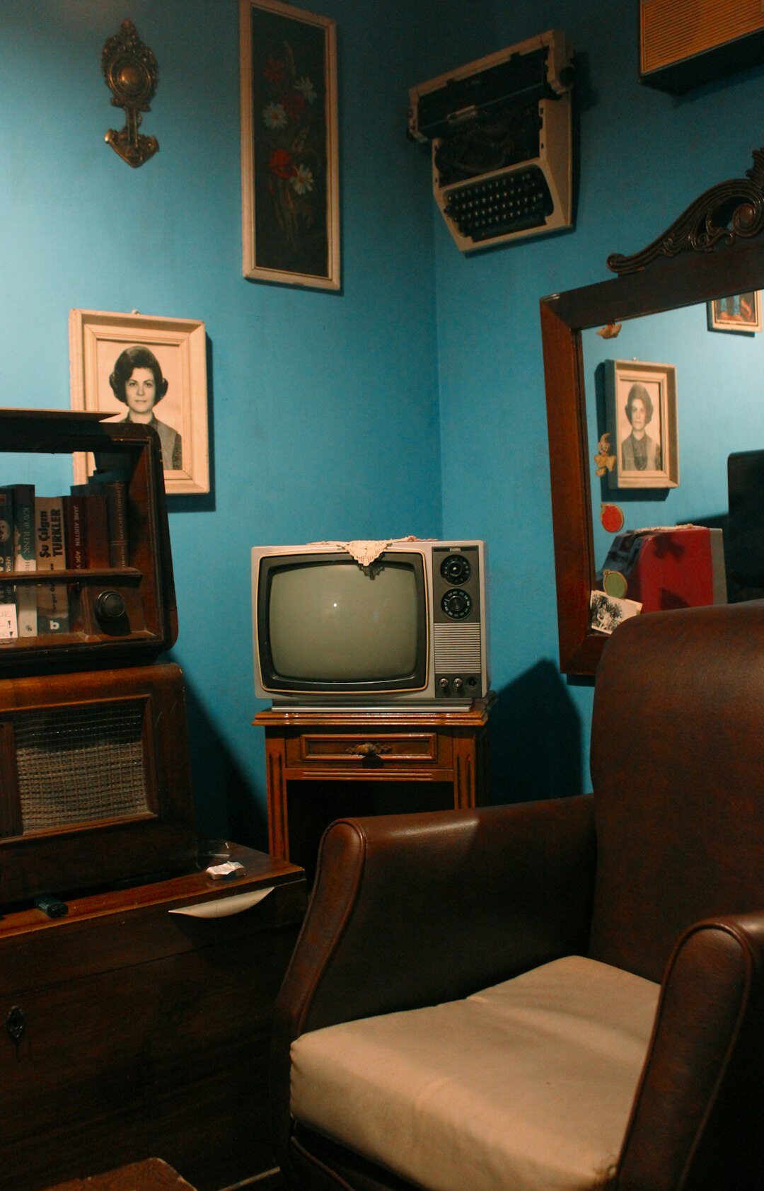 vintage television set